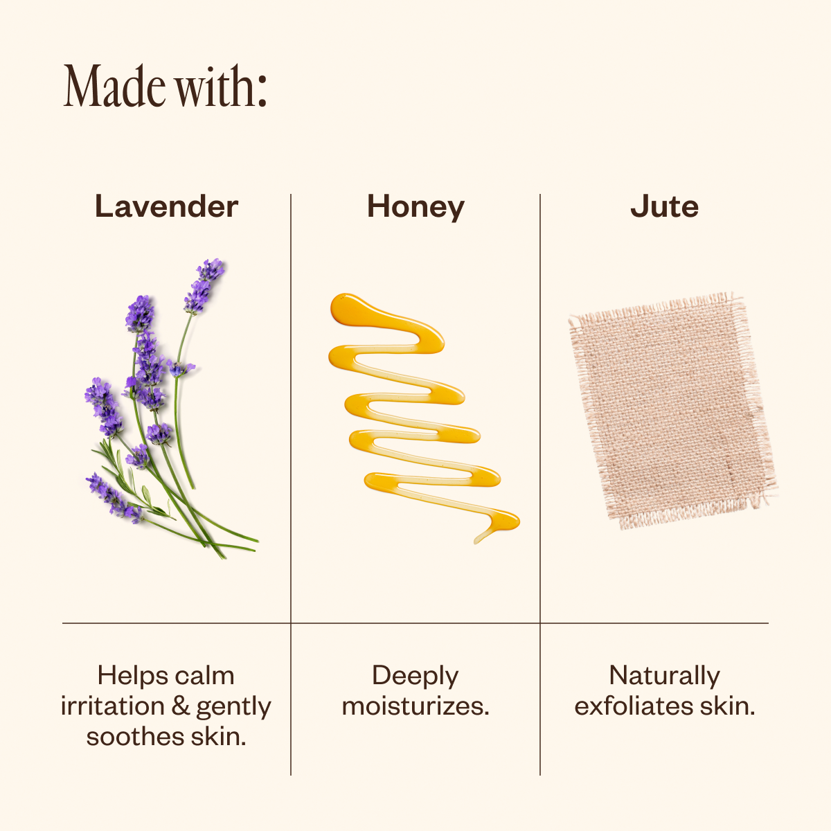 Jute & Joy Lavender & Honey
